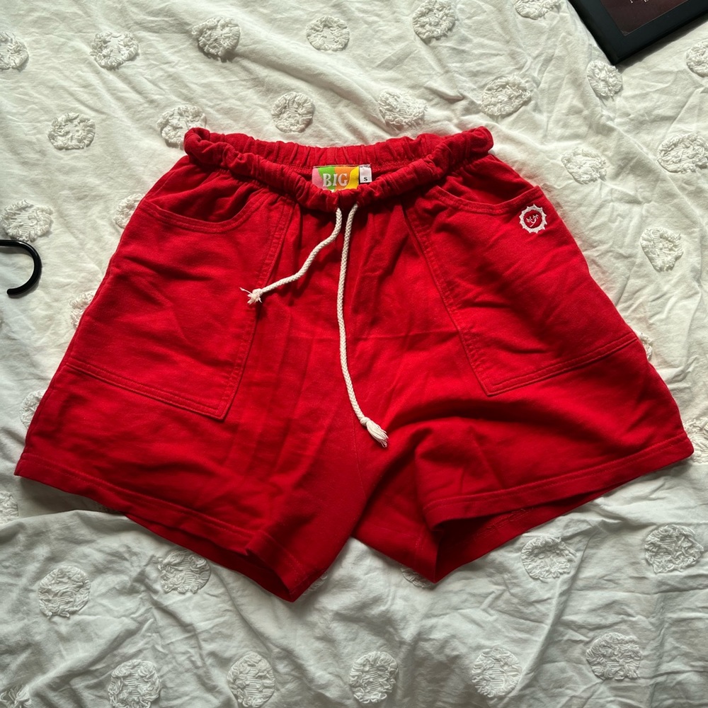 Big Bud Press Sweat Shorts Red
